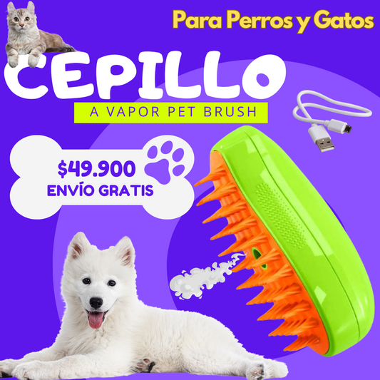 CEPILLO A VAPOR PARA MASCOTAS🐾