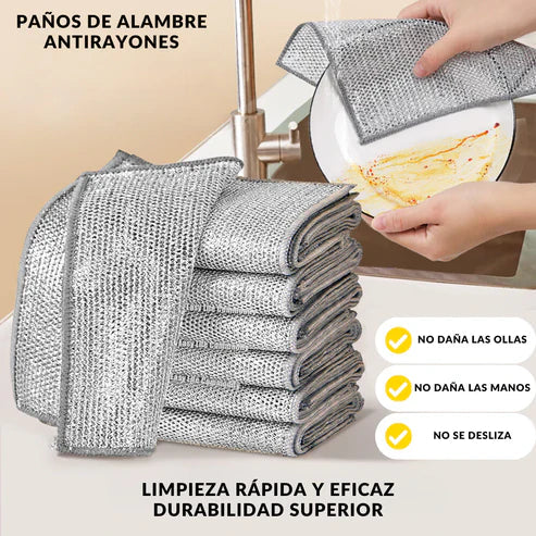 BRILLAX PRO® PAÑOS DE LIMPIEZA SET COMBO x 5