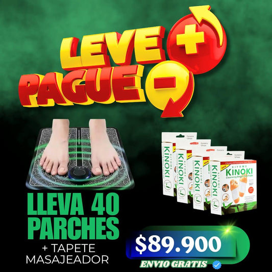 MEGA PROMOCIÓN PARCHES KINOKI + ¡TAPETE GRATIS!🔥